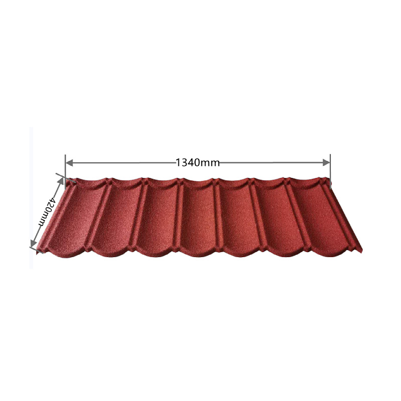 Alüminyum Çinko Malzeme 0.35mm 0.4mm 0.45mm 0.5mm Taş Kaplı Metal Bond Kiremit