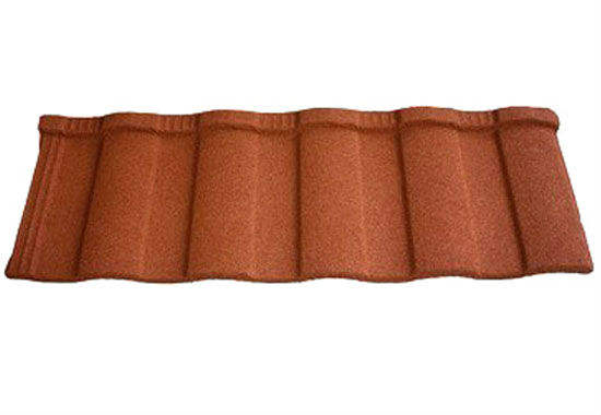 Kasaba Evleri İçin Hafif Renkli Kum Kaplı Roma Kiremit 0.4mm 0.45mm 0.5mm Çelik Roma Tipi Çatı